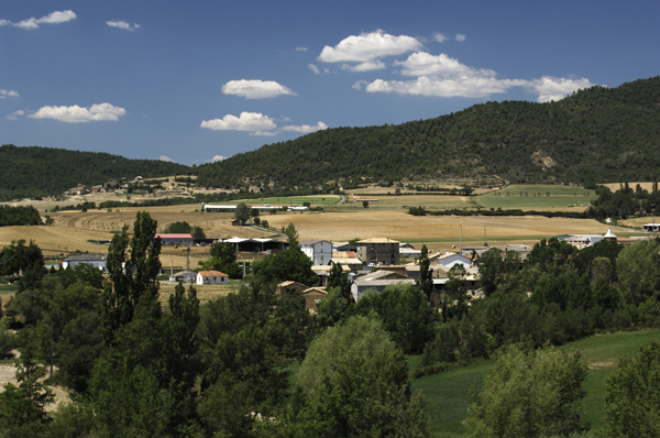 Tierrantona. Foto: Jon Izeta (Archivo Fotográfico de la Comarca de Sobrarbe)