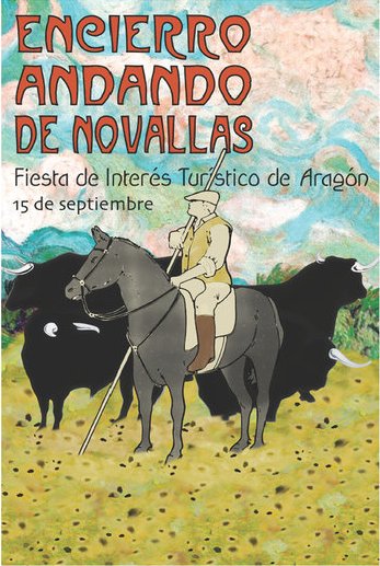 Encierro andando de Novallas