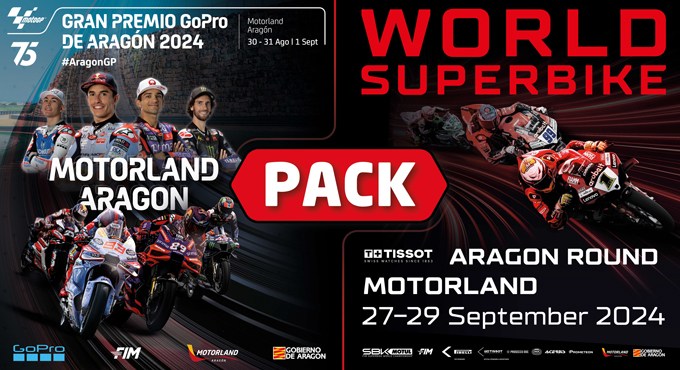 Pack entradas Motorland MotoGP - WorldSBK 2024
