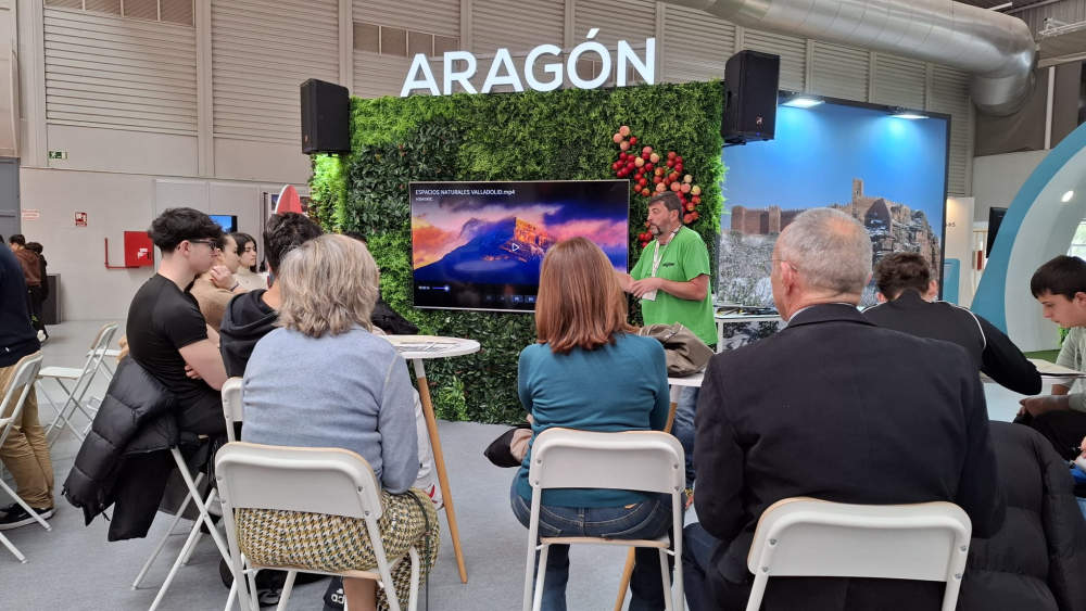 Aragón promociona sus recursos turísticos en la feria INTUR de Valladolid